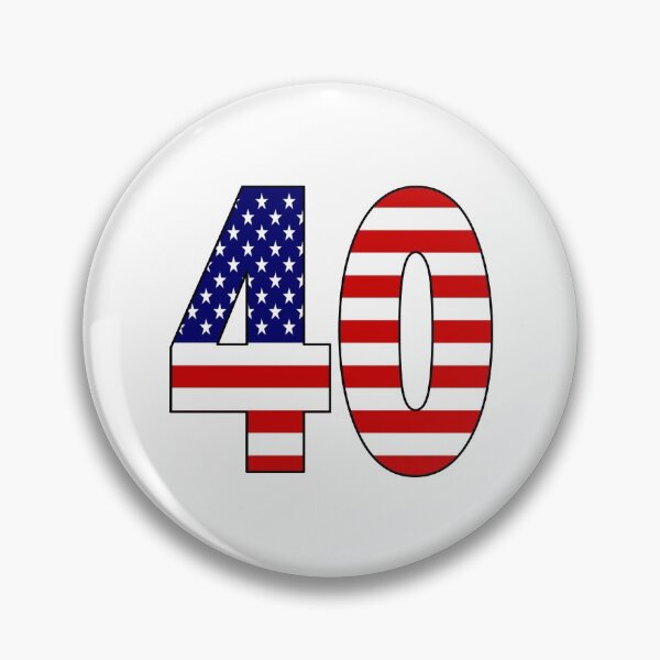 Item preview, Number 40 with USA flag on the background designed and sold by AllShirts21.