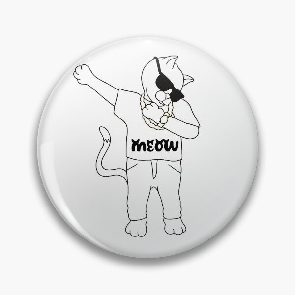 Item preview, cat miaw designed and sold by relichunters.