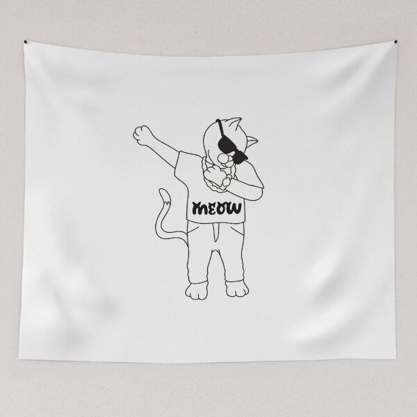 Item preview, cat miaw designed and sold by relichunters.