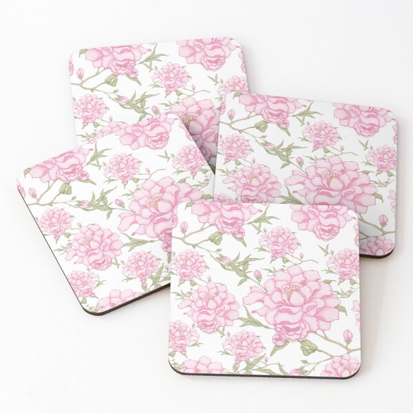 Item preview, Pink Tree Peony Pattern designed and sold by SarahCBrooks.