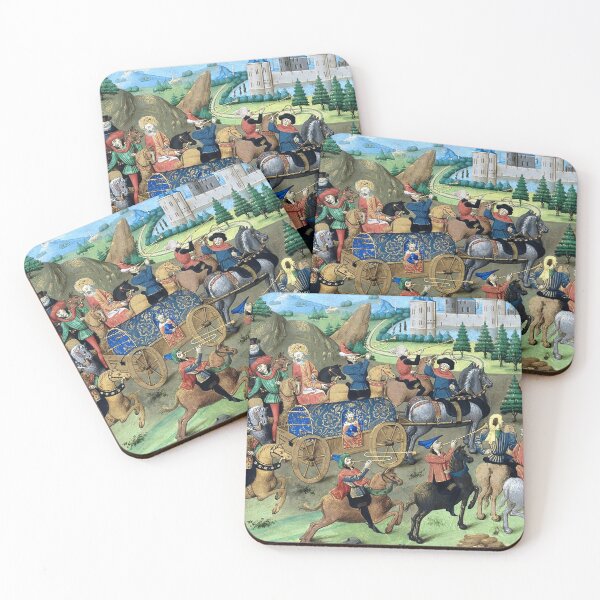 Item preview, Procession of a king traveling in a covered cart designed and sold by brushandframes.