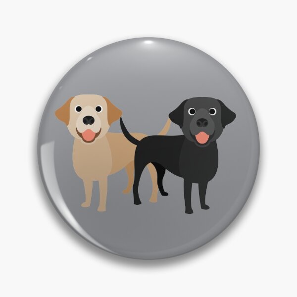Item preview, Fun Yellow and Black Labrador Retriever Lab Dog  designed and sold by ColorFlowArt.