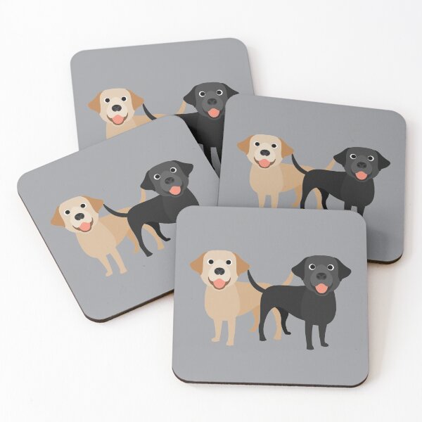 Item preview, Fun Yellow and Black Labrador Retriever Lab Dog  designed and sold by ColorFlowArt.
