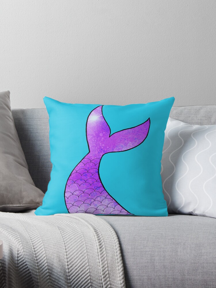 Mermaid tail pillow hotsell