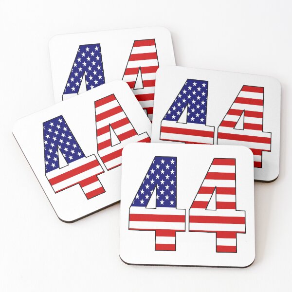 Item preview, Number 44 with USA flag on the background designed and sold by AllShirts21.
