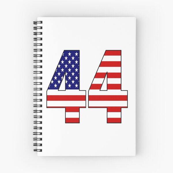 Item preview, Number 44 with USA flag on the background designed and sold by AllShirts21.