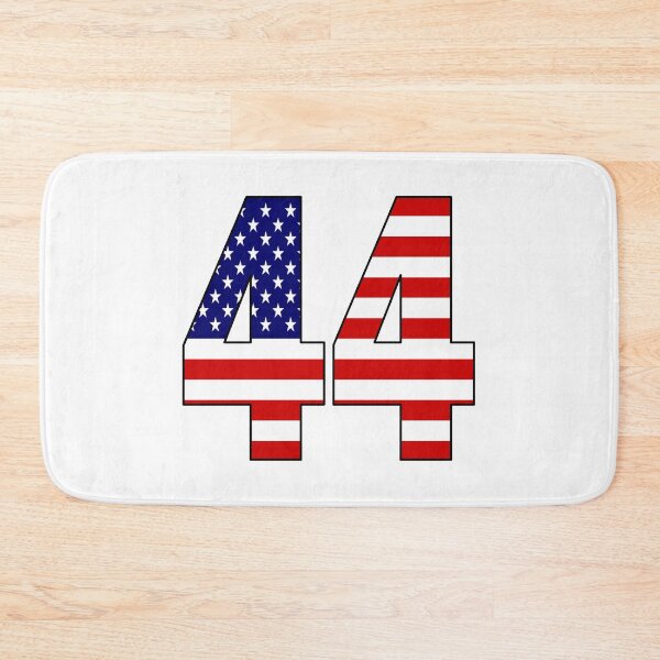 Item preview, Number 44 with USA flag on the background designed and sold by AllShirts21.