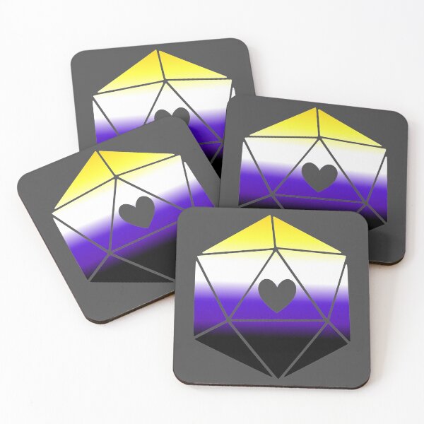 Item preview, Non Binary D20 designed and sold by Twisted-Giraffe.