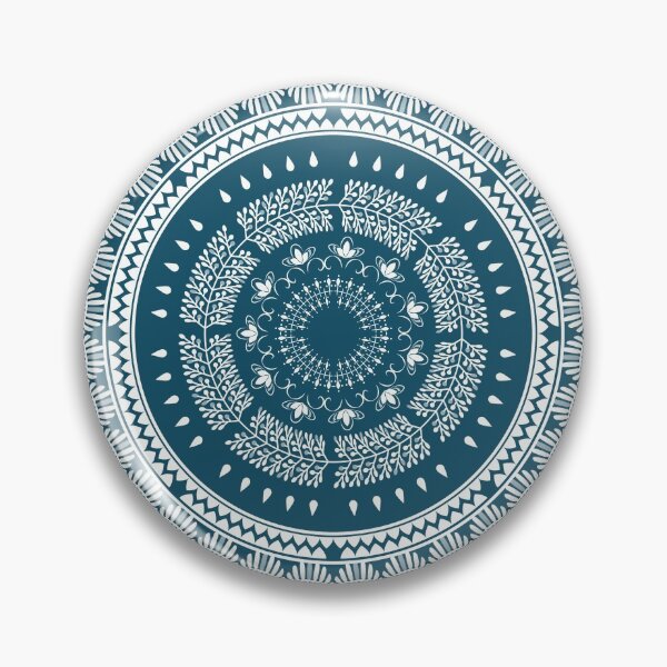 Item preview, Ornate Boho Mandala Blue designed and sold by famenxt.