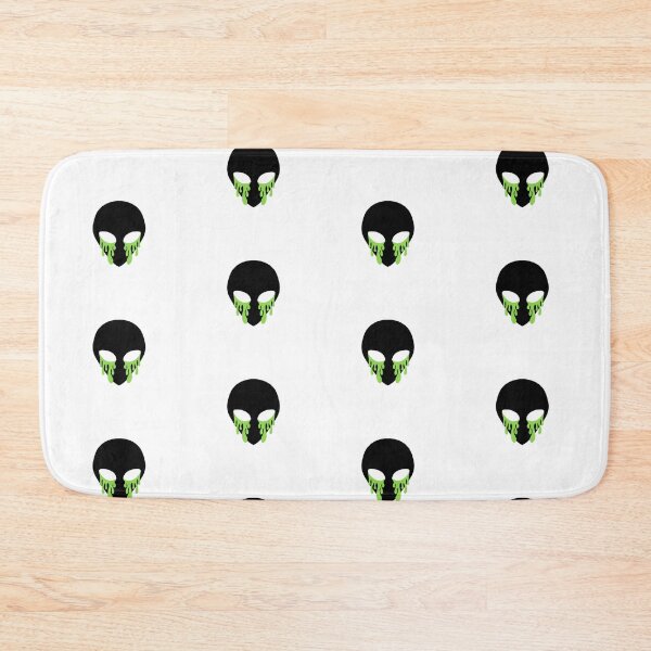 Item preview, trippy cartoon alien with green paint, white eyes designed and sold by tayloriskay.