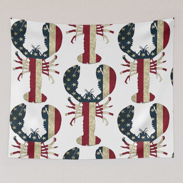 Item preview, Lobster, stars and stripes designed and sold by hookink.