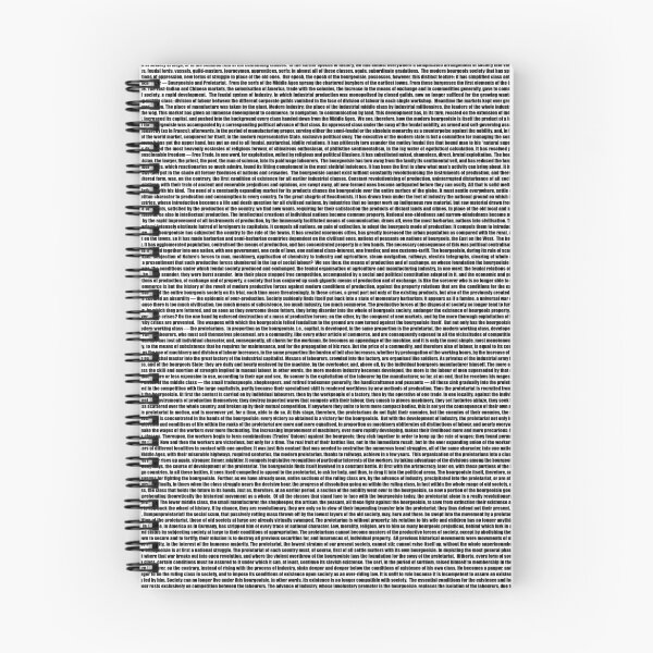 Item preview, The Communist Manifesto designed and sold by SocioloTees.
