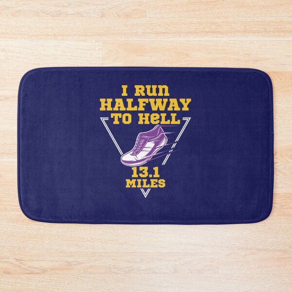 Item preview, Half Marathon Runner I Run Halfway to Hell designed and sold by jaygo.