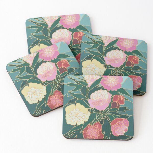 Item preview, Peonies designed and sold by Paulina Dabrowska-Dorozynska.