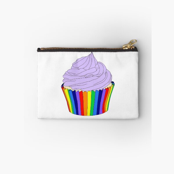 Item preview, Rainbow Cupcake with Lavender Icing  designed and sold by Deborah Camp.