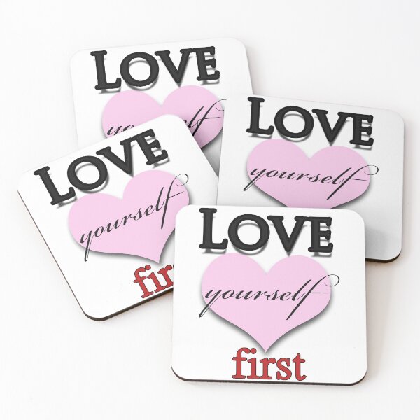 Item preview, Love yourself first simple quote designed and sold by zenartwear.