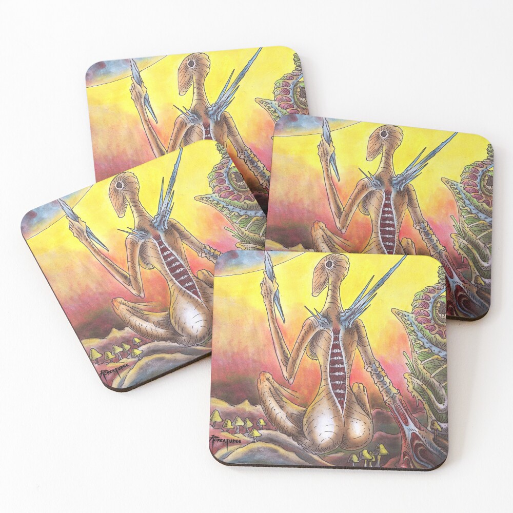 Item preview, Coasters (Set of 4) designed and sold by Robcreaturee.