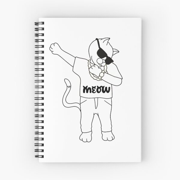 Item preview, cat miaw designed and sold by relichunters.