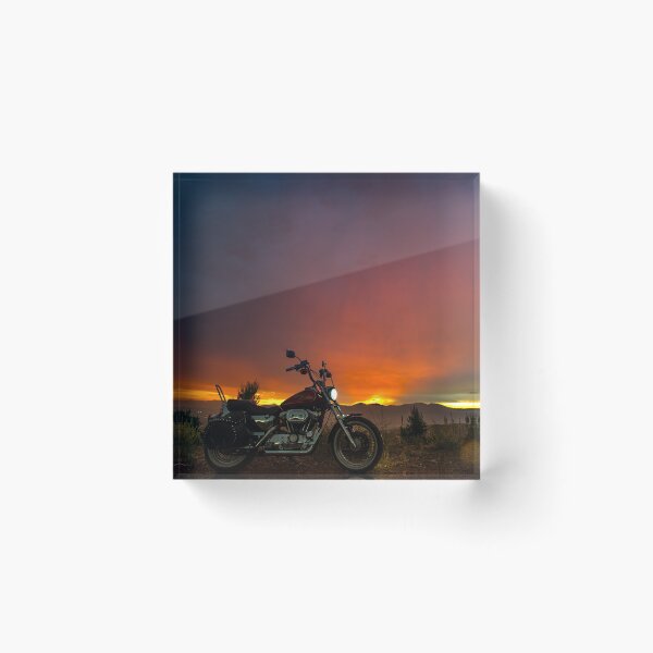 Item preview, Harley Davidson in the sunset designed and sold by Athanasios Maikousis.