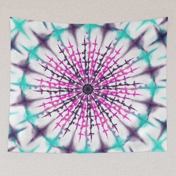 Item preview, Tie and Dye Cool Colored Mandala Pattern  designed and sold by Malha Malha.