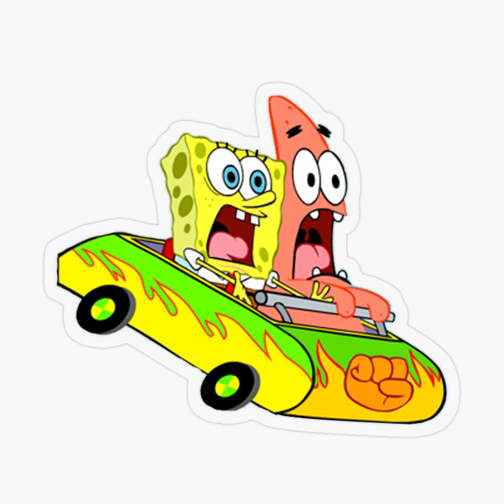 Spongebob car decal top
