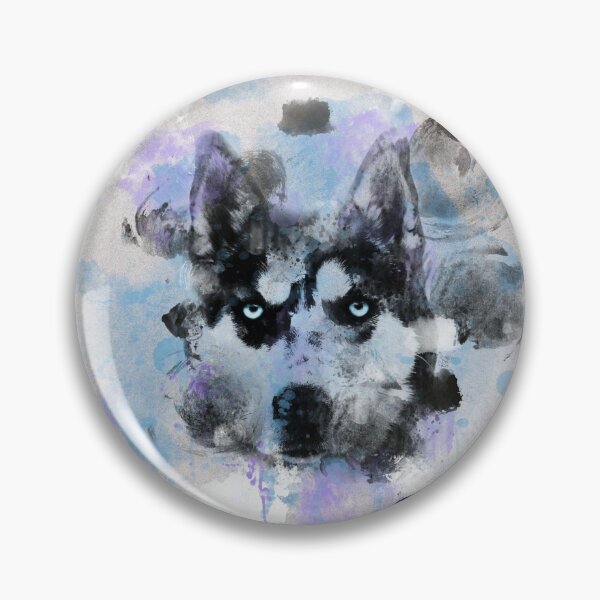 Item preview, Watercolor Husky designed and sold by Destroyed-Pixel.