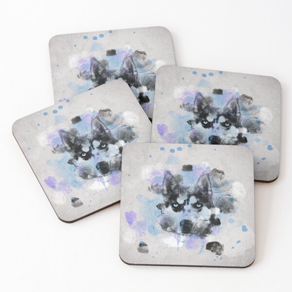 Item preview, Watercolor Husky designed and sold by Destroyed-Pixel.