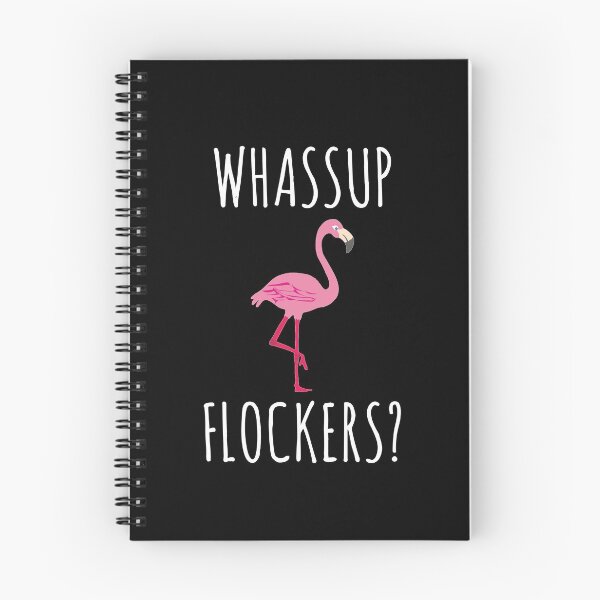 Item preview, Whassup Flockers? Pink Flamingo  designed and sold by Vanover Designs.