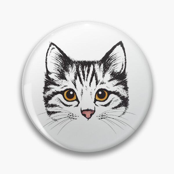 Item preview, Cute Cat Head designed and sold by ayyoubdz.