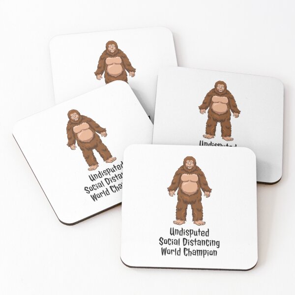 Item preview, Bigfoot COVID-19: Undisputed Social Distancing World Champion designed and sold by friendlyspoon.