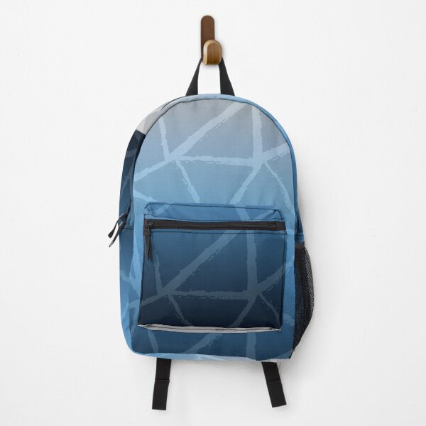 Item preview, Geometry triangles pattern in blue designed and sold by Nicole Bleck.