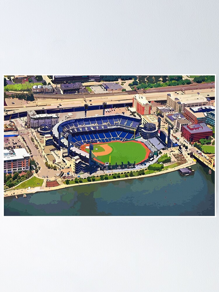 PNC Park Aerial Poster - the Stadium Shoppe