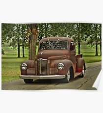 1947 International Pickup Truck Poster