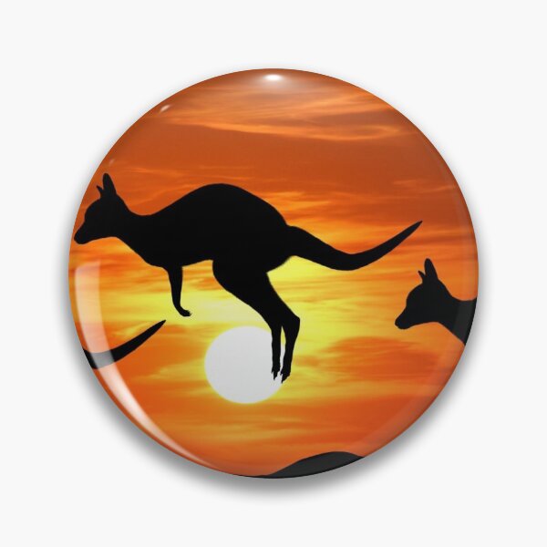 Item preview, Jumping kangaroo designed and sold by OGF Travel.