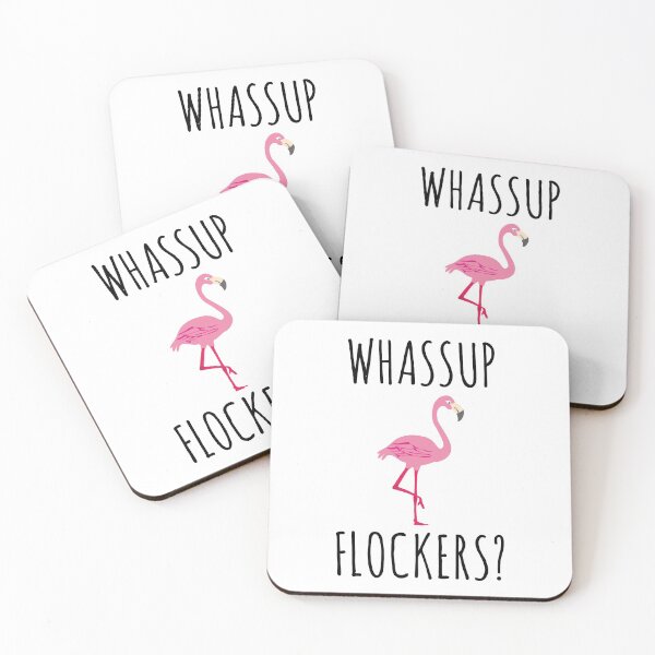 Item preview, Whassup Flockers? Pink Flamingo  designed and sold by Vanover Designs.