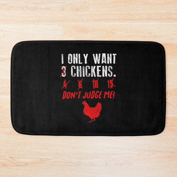 Item preview, I Only Want 3 Chickens Don't Judge Me For A Farmer print designed and sold by AYDreamers.