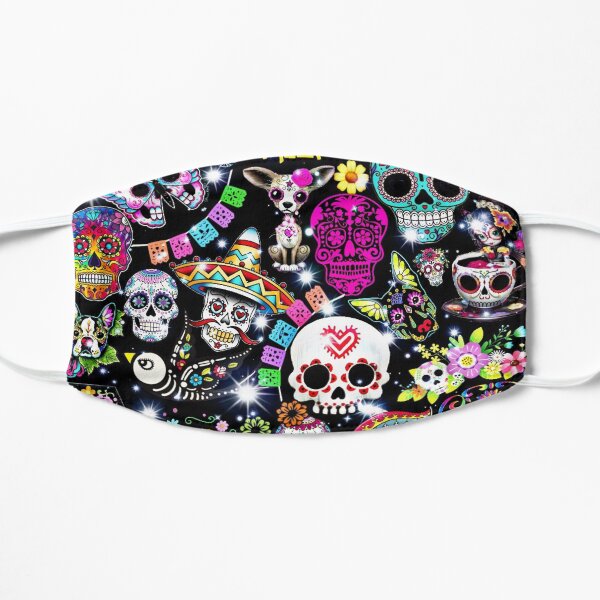 Day of the Dead Flat Mask