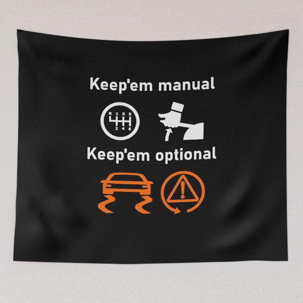 Item preview, keep'em manual keep'em optional designed and sold by stretchtees.