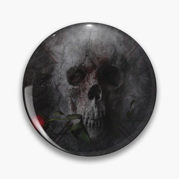 Item preview, Skull with rose designed and sold by Destroyed-Pixel.