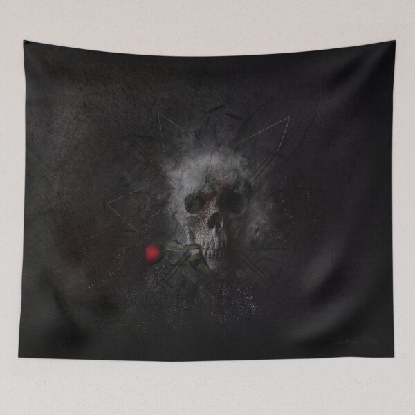 Item preview, Skull with rose designed and sold by Destroyed-Pixel.