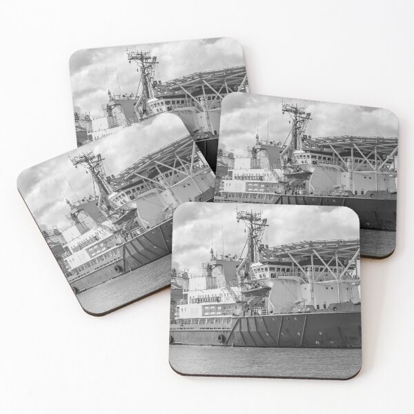 Item preview, Industrial offshore supply ship moored up in the docks in the seaside town of Great Yarmouth designed and sold by yackers1.