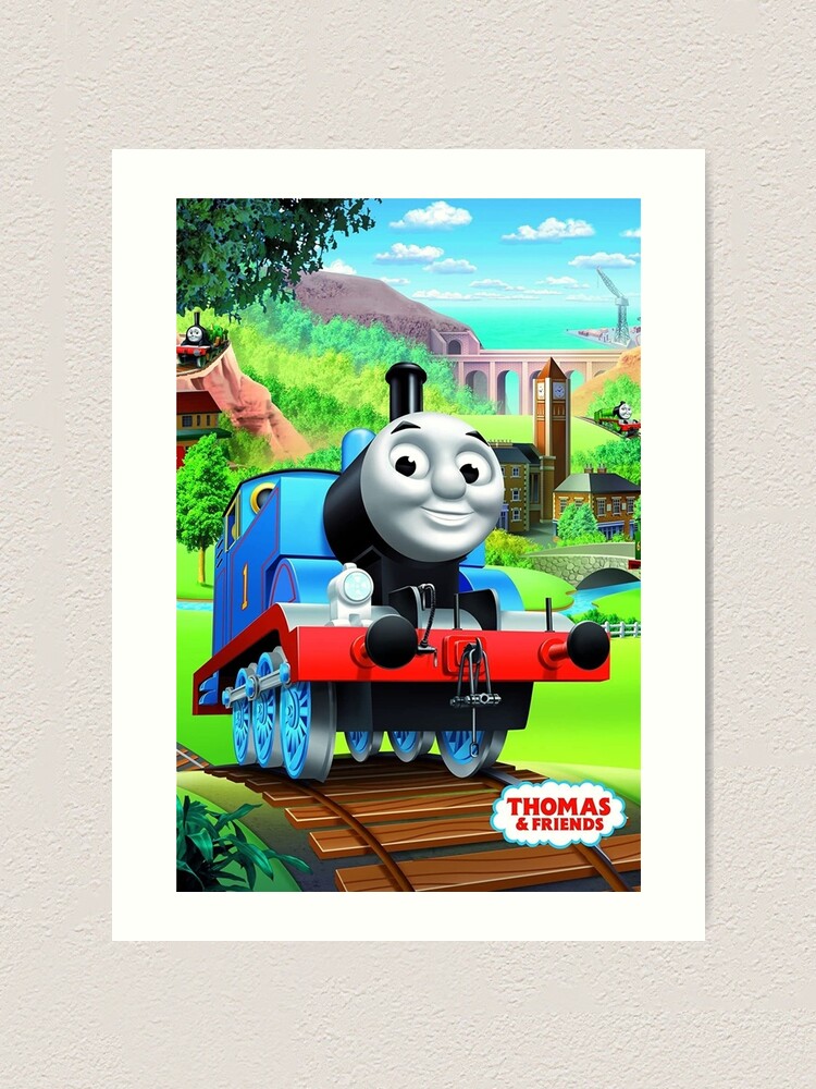 Thomas The Tank Engine Background Art Print By Saucyshaun Redbubble