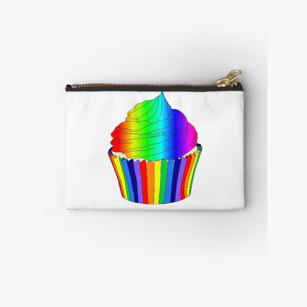 Item preview, Bright Rainbow Ombre Cupcake designed and sold by Deborah Camp.