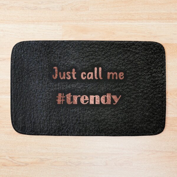 Item preview, Just call me #trendy - black leather and gold designed and sold by joshuayule.