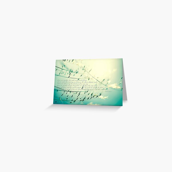 Love one another... Greeting Card