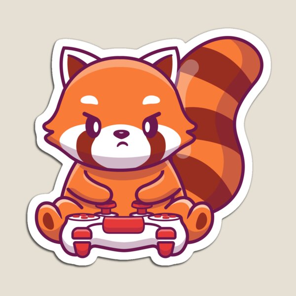 Item preview, Gaming Red Panda designed and sold by Vector Scout Lab.