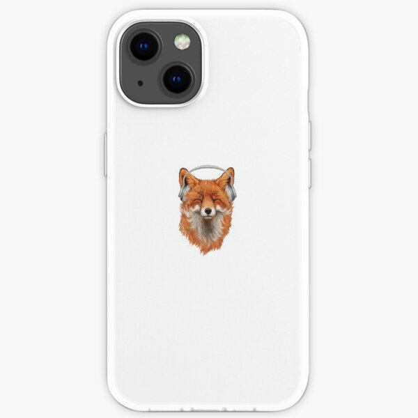 Caja del teléfono Fox Funda blanda para iPhone
