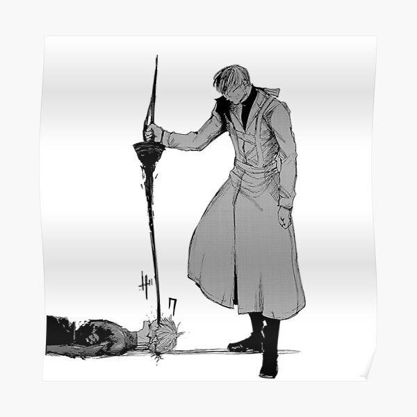 Kaneki Black Reaper Posters Redbubble