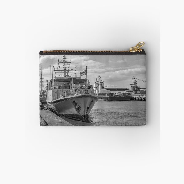 Item preview, Front view of a Navy war ship moored in the seaside town of Great Yarmouth, Norfolk designed and sold by yackers1.