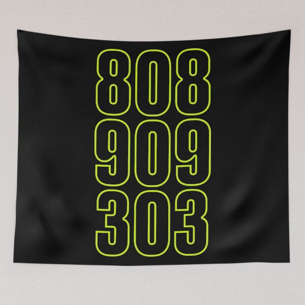 Item preview, 808 909 303 designed and sold by Kyle Marno.
